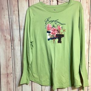 1X Tommy Hilfiger Long Sleeve Embroidered England